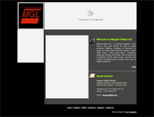 Tablet Screenshot of magpieglobal.com